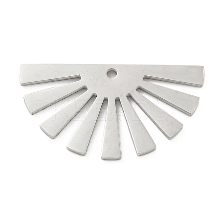 Non-Tarnish 304 Stainless Steel Pendants STAS-B056-17P-02-1