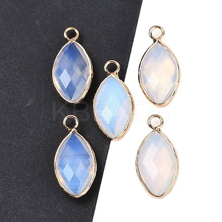 Opalite Faceted Pendants G-G193-01G-04-1