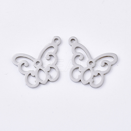 Tarnish Resistant 201 Stainless Steel Pendants LS-STAS-T045-42P-1