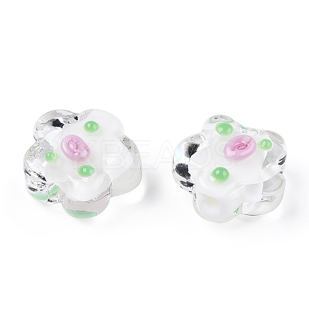 Handmade Bumpy Lampwork Beads LAMP-N024-04H-1