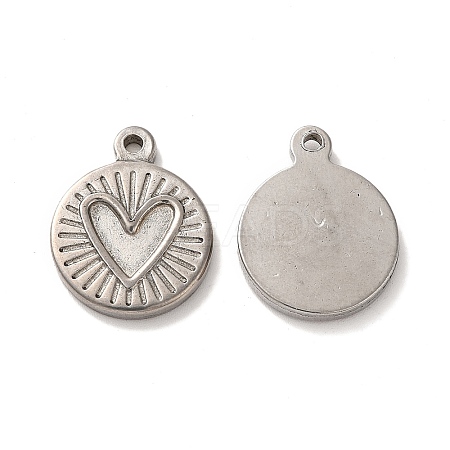 Non-Tarnish Valentine's Day 304 Stainless Steel Pendants LS-STAS-E193-07P-1