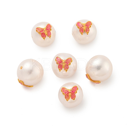 Round Natural Freshwater Pearl Beads PEAR-K009-11G-01-1