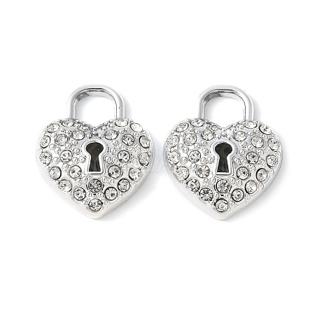 Alloy Crystal Rhinestone Pendants PALLOY-E775-17P-1