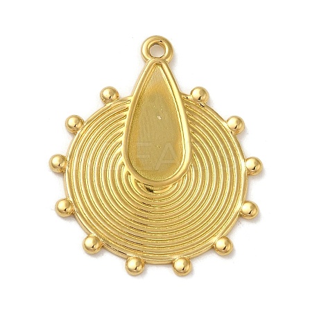 Ion Plating(IP) 304 Stainless Steel Pendants STAS-C104-17G-1