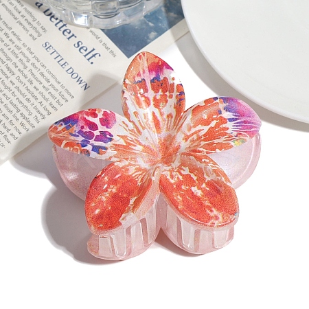 Resin Claw Hair Clips PW-WG7528A-03-1
