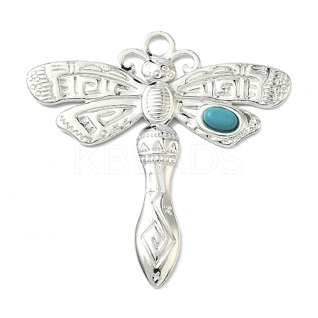 Dyed Synthetic Turquoise Pendants LS-STAS-G374-05S-06-1