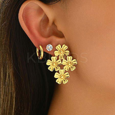 Fashionable Stainless Steel Earring Sets VM9083-5-1