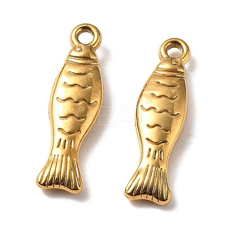 304 Stainless Steel Pendants STAS-D373-01G-1