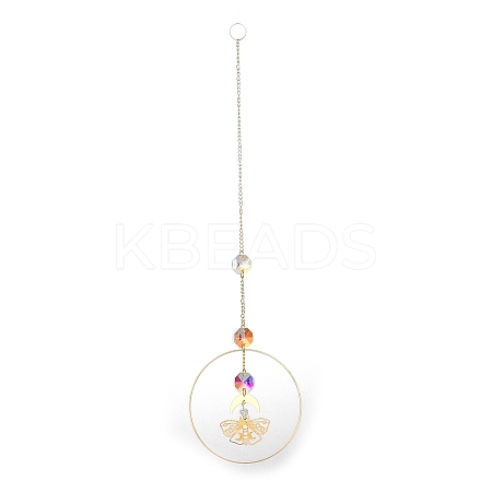 Brass Big Pendant Decorations LS-HJEW-M005-03G-04-1