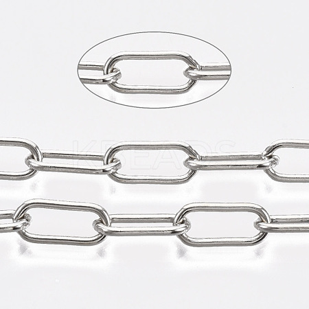 Unwelded Iron Paperclip Chains CH-S125-09A-P-1