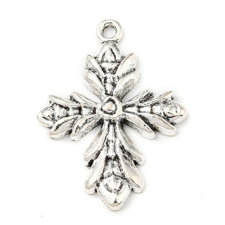 Tibetan Style Alloy Pendants PALLOY-P293-166-1
