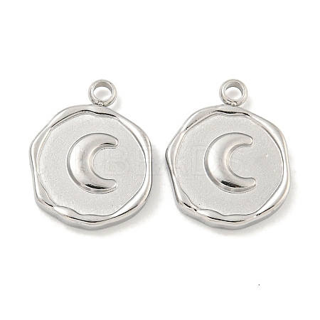 Non-Tarnish 304 Stainless Steel Charms STAS-A099-05P-1