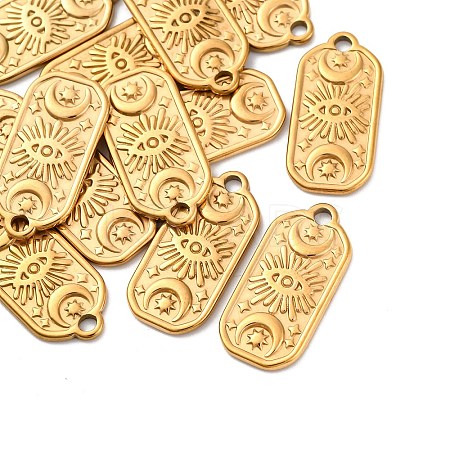 Ion Plating(IP) 304 Stainless Steel Pendants LS-STAS-E182-10G-1
