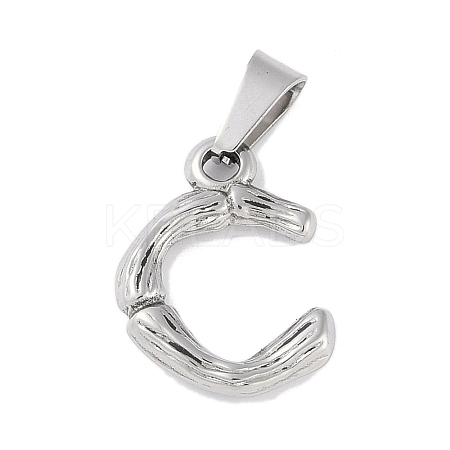 Non-Tarnish 304 Stainless Steel Pendants STAS-F235-01P-C-1