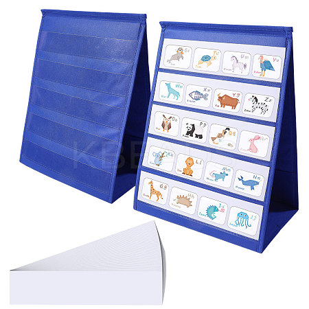 20 Bags Cloth Desk Calendar Display Holder AJEW-CA0005-47B-1
