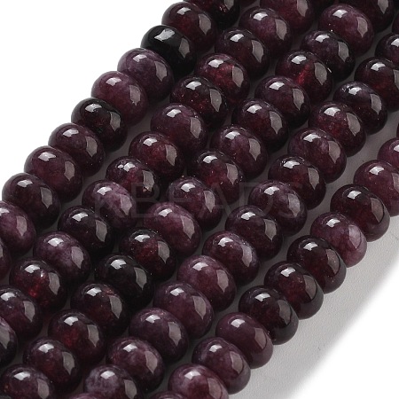 Natural White Jade Beads Strands G-E507-01K-1