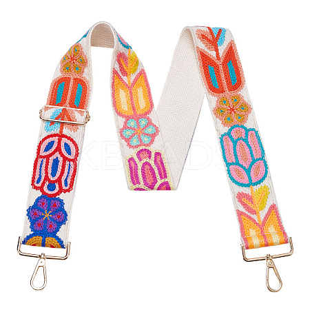 1Pc Bohemian Flower Printed Cotton Bag Straps for Bucket Bags FIND-ME0002-57-1