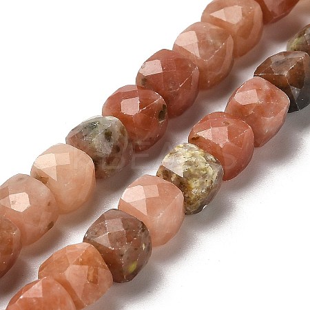 Natural Plum Blossom Jasper Beads Strands G-H078-C31-01-1