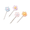 Resin Flower Hair Bobby Pins PHAR-JH00133-2