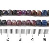 Natural Red Corundum/Ruby and Sapphire Beads Strands G-H042-A51-03-5