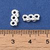 Rack Plating Brass Pave Clear Cubic Zirconia Spacer Bars KK-B088-11B-S-3