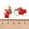 Christmas Theme Rack Plating Alloy Pendants FIND-M020-04G-06-3