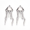 304 Stainless Steel Pendants STAS-T064-63P-1