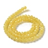 Baking Paint Imitation Jade Glass Bead Strands DGLA-A034-J8MM-A24-4