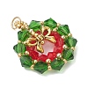 Glass Pendants PALLOY-MZ01027-3