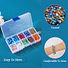 200Pcs 10 Color Electroplate Glass Bead Strands EGLA-KS0001-02-5