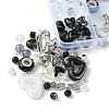 DIY Alloy & Glass & Acrylic Mobile Phone Strap Making Kits DIY-FS0006-65-3
