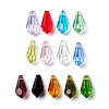 Faceted Transparent A5 Glass Pendants GLAA-D003-03-1