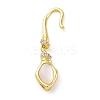 Brass Shell S-Hook Clasps KK-U059-26G-02-1