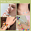300Pcs 10 Colors Opaque Acrylic Beads MACR-ME0001-11-5