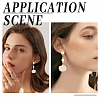 48Pcs 2 Styles Stainless Steel Stud Earring Findings STAS-BBC0010-23B-5