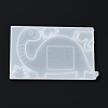 DIY Dinosaur Photo Frame & Grass Decoration Silicone Molds DIY-I099-57-4