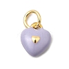 Brass Enamel Charms KK-A268-12G-01-1