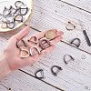Alloy D-Ring Shackles Clasps PALLOY-PH0005-82-4