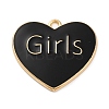 Alloy Enamel Pendants LS-ENAM-M009-02B-02G-1
