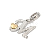 Brass European Dangle Charms LS-KK-Z097-01M-GP-2