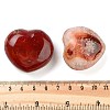 Natural Red Agate Heart Love Healing Stones G-G125-01B-3