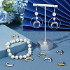 12Pcs 2 Colors Ion Plating(IP) 304 Stainless Steel Pendants STAS-BBC0002-05-4