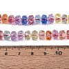 Crackle Transparent Glass Beads Strands GLAA-N068-03A-M-4
