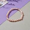 Dyed Natural Cultured Freshwater Pearl Beads Stretch Bracelets BJEW-JB05893-5