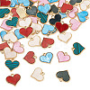 50Pcs Alloy Enamel Charms ENAM-TA0002-90-3