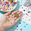 1298Pcs 5 Styles ABS Plastic Imitation Pearl Cabochons SACR-YW0001-66-5