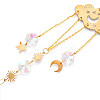 Faceted Glass Sun Catcher Pendant Decorations AJEW-A037-12G-2