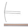 Alloy Hair Fork Findings OHAR-F010-02-S-5