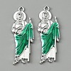 Alloy Enamel Big Pendants ENAM-WH0057-23P-2