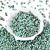 Opaque Picasso Glass Beads SEED-Q039-05A-A03-2